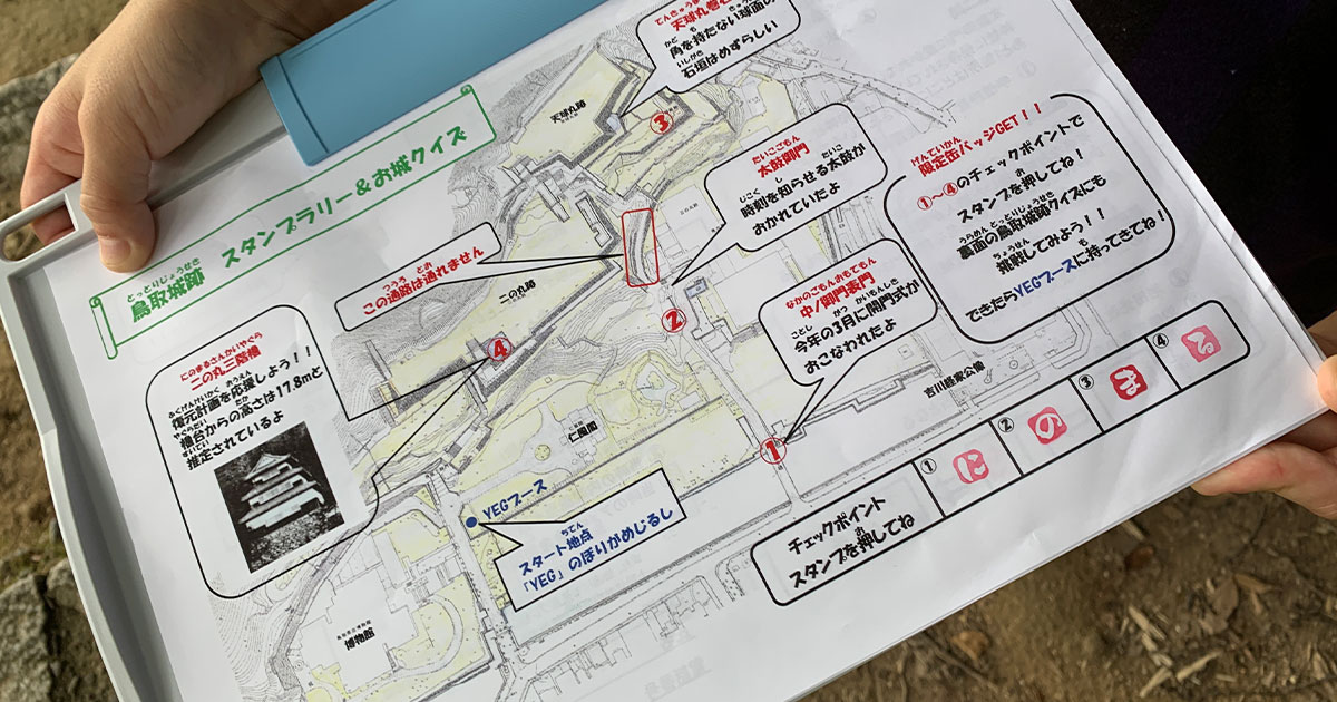 第22回鳥取三十二万石お城まつりスタンプラリーの答え