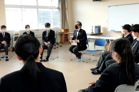 鳥取県立青谷高等学校にて「就職者内定セミナー」を実施しました